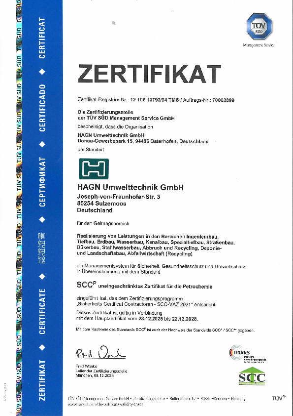 Hagn SCCP Zertifikat Sulzemoos