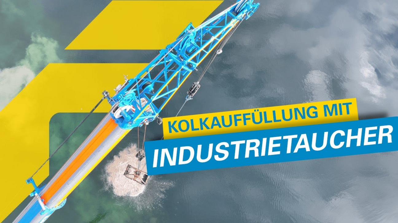 Kolkauffüllung in der Traun bei Marchtrenk Video Kolkauffüllung in der Traun bei Marchtrenk